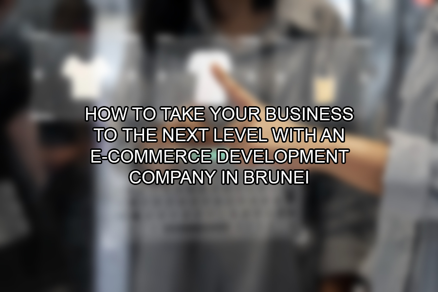 How to Take Your Business to the Next Level with an E-Commerce Development Company in Brunei